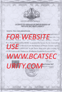 BCAT SECURITY KERALA PSARA LICENSE